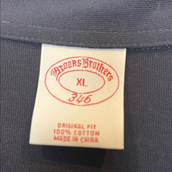 Brooks Brothers Men's Mood Indigo Navy Blue Cotton Interlock Polo Size XL - Picture 5 of 10